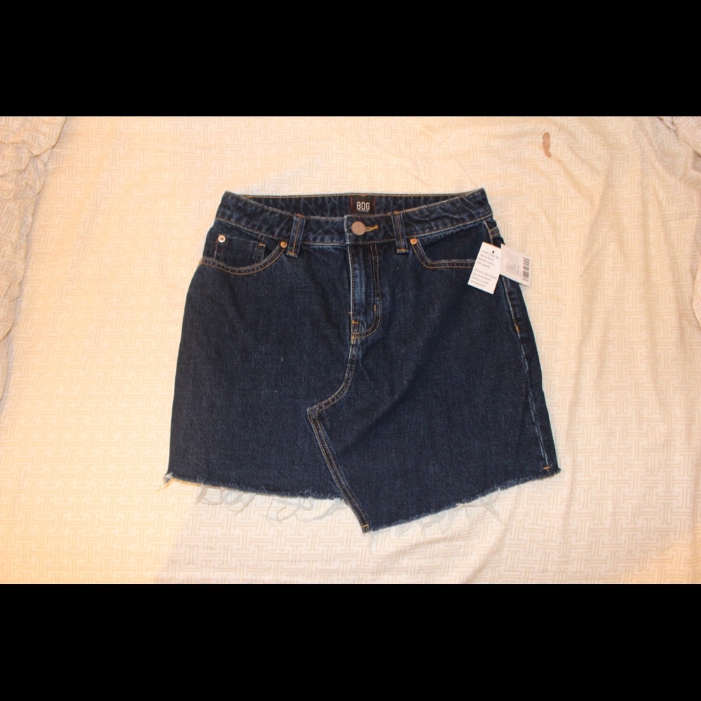 Urban Outfitters BDG Asymmetrical Denim Mini Skirt